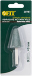 Шарошка абразивная ( по камню, мрамору, кафелю), хвостовик 6 мм, конус с закруглением 25 х 35 мм FIT FINCH INDUSTRIAL TOOLS 