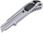 Нож технический "Классик" 18 мм, усиленнный, метал. корпус, резиновая вставка KУРС 