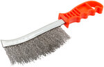 Корщетка с изогнутой пластиковой ручкой стальная тип А FIT FINCH INDUSTRIAL TOOLS 
