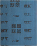 Листы шлифовальные на тканевой основе, алюминий-оксидный абразивный слой 230х280 мм, 10 шт. Р 180 FIT FINCH INDUSTRIAL TOOLS 
