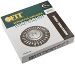 Корщетка-колесо, гайка М14, стальная витая проволока 150 мм FIT FINCH INDUSTRIAL TOOLS 