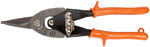 Ножницы по жести "Aviation" усиленные CrV Профи, пластиковые ручки, прямые 250 мм FIT FINCH INDUSTRIAL TOOLS 