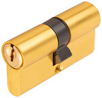 Цилиндровый механизм "Фабрика замков" 60 мм, ключ-ключ, латунь