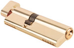 Цилиндровый механизм "PALLADIUM" асимметричный, 90 мм, ключ-завертка, латунь