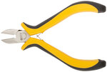 Бокорезы "мини" Профи, никелированное покрытие, черно-желтые мягкие ручки 115 мм FIT FINCH INDUSTRIAL TOOLS 
