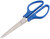 Ножницы бытовые нержавеющие, пластиковые ручки, толщина лезвия 1,4 мм, 170 мм KУРС 