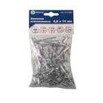 Заклепки КОБАЛЬТ алюминиевые, 4,8 х 14 мм (50 шт.) пакет