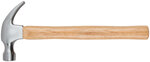Молоток-гвоздодер, деревянная ручка 27 мм, 450 гр. FIT FINCH INDUSTRIAL TOOLS 
