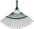 Грабли веерные, пластинчатые, 22 зуба, 430 мм FIT FINCH INDUSTRIAL TOOLS 