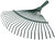 Грабли веерные, пластинчатые, 22 зуба, 430 мм FIT FINCH INDUSTRIAL TOOLS 