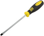 Отвертка "Хард", CrV сталь, прорезиненная черно-желтая ручка 6,5х150 мм SL FIT FINCH INDUSTRIAL TOOLS 