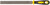 Рашпиль, прорезиненная ручка, плоский 200 мм FIT FINCH INDUSTRIAL TOOLS 