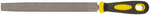 Рашпиль, прорезиненная ручка, полукруглый 200 мм FIT FINCH INDUSTRIAL TOOLS 
