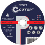 Профессиональный диск отрезной по металлу Т41-300 х 3,2 х 32 мм, Cutop Profi