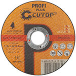 Профессиональный диск отрезной по металлу, нержавеющей стали и алюминию Cutop Profi Plus Т41-125 х 1,6 х 22,2 мм