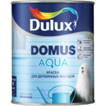 Краска Dulux Domus Aqua для деревянных фасадов п/мат BW 1л
