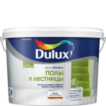 Краска DULUX полы и лестницы полуглянцевая BW 9 л