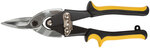 Ножницы по металлу "Aviation" усиленные, прорезиненные ручки, прямые 250 мм FIT FINCH INDUSTRIAL TOOLS 