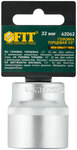 Головка 6-гранная CrV  1/2"  32 мм FIT FINCH INDUSTRIAL TOOLS 