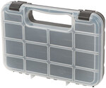 Ящик для крепежа (органайзер) прозрачный 9,5" ( 245х180х45 мм ) FIT FINCH INDUSTRIAL TOOLS 