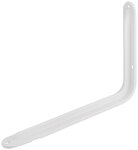 Уголок-кронштейн усиленный белый 230х350 мм (1,0 мм) FIT FINCH INDUSTRIAL TOOLS 