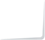 Уголок-кронштейн белый 350х400 мм (1,0 мм) FIT FINCH INDUSTRIAL TOOLS 