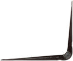 Уголок-кронштейн коричневый 100х125 мм (0,7 мм) FIT FINCH INDUSTRIAL TOOLS 