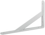 Уголок-кронштейн усиленный белый 250х150 мм FIT FINCH INDUSTRIAL TOOLS 