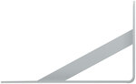 Уголок-кронштейн усиленный белый 250х150 мм FIT FINCH INDUSTRIAL TOOLS 
