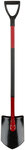 Лопата штыковая изогнутая с металлическим черенком и V-ручкой  195х280х1175 мм Инструм-Агро 