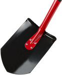 Лопата штыковая изогнутая с металлическим черенком и V-ручкой  195х280х1175 мм Инструм-Агро 