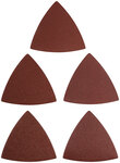 Листы шлифовальные треугольные на тканевой основе, 80 мм, набор 5 шт. FIT FINCH INDUSTRIAL TOOLS 