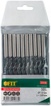 Сверла по металлу HSS черненые 7,0x109 мм (10 шт.) FIT FINCH INDUSTRIAL TOOLS 