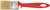 Кисть флейцевая "Крафт", натур.светлая щетина, пластиковая ручка с выемкой  35 мм KУРС 
