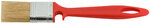Кисть флейцевая "Крафт", натур.светлая щетина, пластиковая ручка с выемкой  35 мм KУРС 