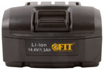 Батарея акк. 14,4 В (Li-Ion) 1,3 Ач; 1 ч; 80191; 80194; коробка FIT FINCH INDUSTRIAL TOOLS 