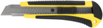 Нож технический "Контур" 18 мм усиленный, прорезиненный, лезвие 14 сегментов KУРС 