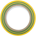 Изолента ПВХ самозатухающая 19 мм х 0,13 мм х 10 м ( желто-зеленая ) FIT FINCH INDUSTRIAL TOOLS 