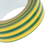 Изолента ПВХ самозатухающая 19 мм х 0,13 мм х 10 м ( желто-зеленая ) FIT FINCH INDUSTRIAL TOOLS 