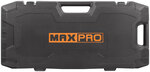 MAX-PRO Молоток отбойный электрический 1700 Вт; 200-2100 уд/мин; 45 Дж; SDS-MAX; 11,5 кг; резиновый кабель; дополнительные щетки; кейс