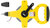 Рулетка геодезическая, стальная лента, желтый открытый пластиковый корпус, прорезиненная ручка 50 м FIT FINCH INDUSTRIAL TOOLS 