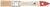 Кисть флейцевая, натур. cветлая щетина, деревянная ручка 3/4" (19 мм) MOS 