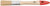 Кисть флейцевая, натур. cветлая щетина, деревянная ручка 3/4" (19 мм) MOS 
