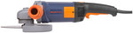 MAX-PRO Шлифмашина угловая 2400 Вт; 6000 об/мин; быстрозажимной кожух 230 мм; антивибрационная ручка; дополнительные щетки; плавный пуск; поворотная р