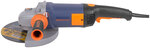 MAX-PRO Шлифмашина угловая 2400 Вт; 6000 об/мин; быстрозажимной кожух 230 мм; антивибрационная ручка; дополнительные щетки; плавный пуск; поворотная р