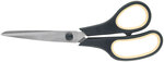 Ножницы бытовые нержавеющие, прорезиненные ручки, толщина лезвия 1,8 мм, 225 мм FIT FINCH INDUSTRIAL TOOLS 