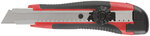 Нож технический "Стронг" 18 мм усиленный, прорезиненный, вращ.прижим KУРС 