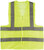 Жилет сигнальный желтый, 2 горизонтальные и 2 вертикальные полосы, 60 гр., размер XL MOS 