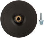 Диск шлифовальный с липучкой, гайка М14 + переходник для дрели, 150х3 мм FIT FINCH INDUSTRIAL TOOLS 