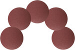 Круги шлифовальные сплошные (липучка), алюминий-оксидные, 125 мм, 5 шт.  Р 80 FIT FINCH INDUSTRIAL TOOLS 